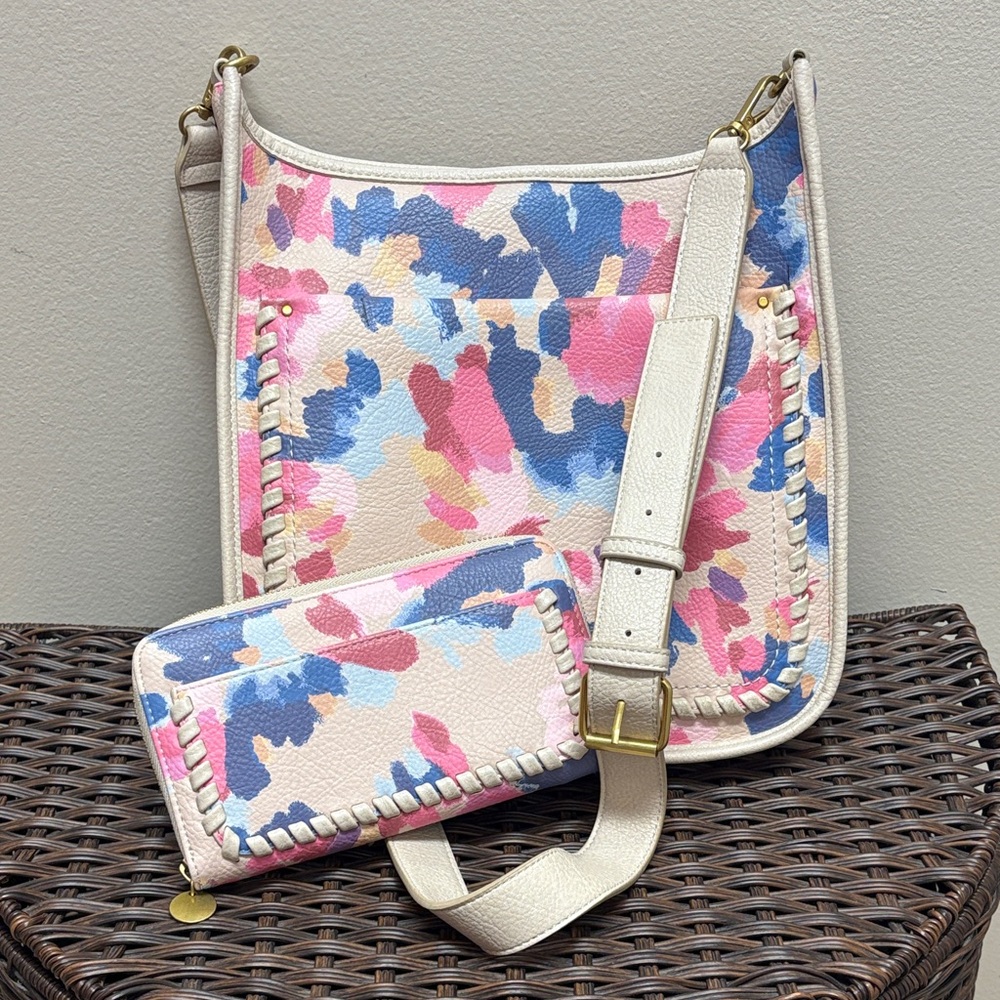 Style & Co Whipstitch Dip Dye Crossbody and Matching Wallet